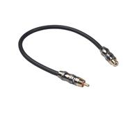 Generico Cable de extensión - Adaptador de audio estéreo de 1 pie, cable audio Hi-Fi, alargador duradero | Conexión perfecta para la TV al áudio surround, desde el reproductor al amplificador Home