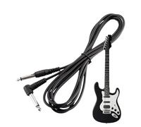 Genérico Cable de Guitarra - Cable de 3 m con Reducción de Ruido, de Guitarra Eléctrica Jack 6.35 mm - Para Bajo, Altavoz, Batería, Amplificador, Escenario, Estudio, DJ