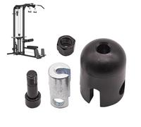 Generico Cable de repuesto para máquinas de fitness, juego de sujetacables pesado para gimnasio, para equipos de gimnasio en casa, entrenamiento, ejercicios y entrenamiento, músculos de espalda y