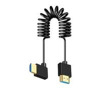 Genérico Cable Enrollado para Monitor de Cámara,Cable En Espiral Para Pantallas Portátiles | Cable Extensible para Espacios Reducidos Exteriores y Estudio