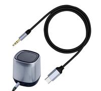 Genérico Cable estéreo de automóvil para auriculares de escucha Tipo C a 3.5 mm - Cable de automóvil tipo C a 3.5 mm, cable para casco auxiliar | Cable de audio de, cable auxiliar para escuchar
