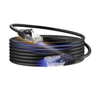 Genérico Cable Ethernet de 50M, 30M, 20M, enchufe de red Cat6 Lan 26AWG RJ45, adecuado for enrutador PS 5, PC, ordenador, Internet al aire libre(10m)