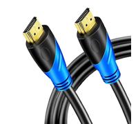 Genérico Cable HD 4K 1.5meter, Cable HD a través de Ethernet de nailon, 60Hz, Conector de alta velocidad CCS para PC, TV, consola de juegos y proyector, transmisión audio-visual ultra neta