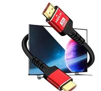 Genérico Cable HDMI 8K 1M - Ultra Alta Velocidad 48Gbps - HDMI 2.1 Compatible con 8K@60Hz 4K@120Hz eARC Dolby Vision - Para Xiaomi, PS5, Smart TV, TV Box, Proyector