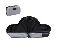 Genérico Cable Storage Bag, Tech Pouch Organizer, PU Zippered Shockproof Case, Padded Compact Cord Holder, Travel Essential for Daily Commute & Business Trip, 22.5x13x8cm/8.86x5.12x3.15 Inches