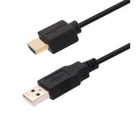 Generico Cable USB A 0,5 M - Càvo Adaptador UŠB Macho À HNP- Maschio | Cao Corto Para Alimentación Y Display Video Pèr Laptop Es Dispositivos Inteligentes