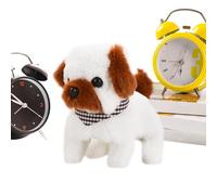 Genérico Cachorro Interactivo - Mascota Eléctrica Linda y Suave Que Camina y Ladra | Mascota Eléctrica Adorable,para Niños, Niñas, Cumpleaños, Adultos, San Valentín y Novia