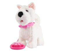 Genérico Cachorro Robot | Mascota De Peluche Realista E Inteligente,Perro Robot con Inteligencia Artificial Sensible Al Tacto Realista con Sonidos De Imitación | para Niños Y Niñas En