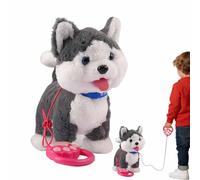 Genérico cachorro robótico, peluche interactivo que camina con música - Robot canino simulando un verdadero cachorro - para familia niños y niñas vacaciones cumpleaños Navidad educación juego