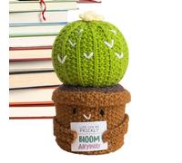 Genérico Cactus Crochet - Positive Ornament | Handmade Positive Cactus Plant Doll For Mindfulness Practitioners Kids Teens Sensitive Children New Environment