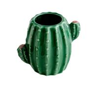Generico Cactus Vase Ceramic - Small Display Vase, Modern Artistic Shape Design, Stable Base Structure, Elegant Decorative Accent | Living Room Decor, Shelf Decoration, Home Style