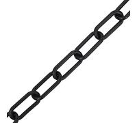 Genérico Cadena de Advertencia plástico Negro 30 m Ø6 mm,Economía e Industria,Avisos,Señales de seguridad-150931