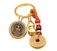 Genérico Cadena de teclas China, Coin Key Chain Moneda china de emperadores