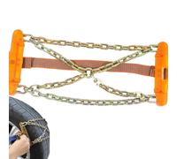 Genérico Cadenas para neumáticos de Coche para Nieve, Cadenas para neumáticos de Invierno para Coche - Cadenas para Ice Grip,Estructura de vínculo Apretado de Acero de Las Cadenas de Hielo de la Rue