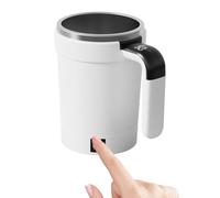 Generico Café con mezcla automática, 380 ml, pantalla de temperatura recargable, para café con agitación magnética automática - Para leche de cacao para viajes, oficina, casa, cocina y camping