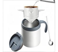 Genérico Cafetera de goteo todo en uno, kit manual para preparar café por goteo, cafetera portátil, ideal para la oficina, el hogar y los viajes.