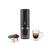 Genérico Cafetera Individual para Cápsulas - Máquina de Espresso Eléctrica Portátil Auto-calentamiento en 3-4 Minutos Compacta, Color Negro