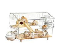 Genérico Cage for Hamster Large | 45 * 30 * 34.5cm Detachable smallanimalHabitat House,smallanimalCage - for Outdoor Travel Pet smallanimalHouse Play Home