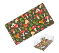 Generico Cage Liner - Forro de poliéster, 47,24 x 23,62 pulgadas, lavable, diseño absorbente | Small Animal Bedding Mat, Cage Liner for Bunnies, Hedgehogs, Chinchillas, Pet Training, Enclosure Hygiene