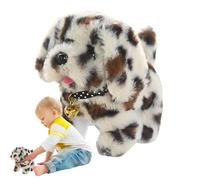 Genérico Cagnolino Che Abbaia E Cammina Peluche 10x17x14cm | Cane Robot Interattivo Realistico Parlante Camminante | Giocattolo Elettronico per Bambini Ragazzi Ragazze Regalo Animale Domestico