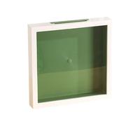 Generico Caja con ranura - Marco para caja de viaje - Vitrina transparente Casa Sala de estar Apartamento Vacaciones Playa Concierto Aventura