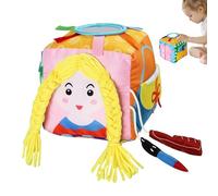 Generico Caja de actividades - Actividades educativas sensoriales, caja para niños con 6 habilidades de vida básicas, para práctica juego educación cumpleaños guardería casa diaria niños y niñas