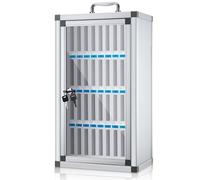 Genérico Caja de Almacenamiento para teléfono móvil, Armario de Almacenamiento de teléfono móvil de Montaje en Pared, Caja Segura de Aluminio para aulas y oficinas, solución para Ahorrar Espacio (un
