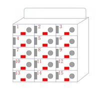 Genérico Caja de Almacenamiento para teléfono móvil, Soporte acrílico para teléfono móvil, Caja de Almacenamiento de Escritorio, Montaje en Pared, Almacenamiento de teléfono de Aluminio con asa, gest
