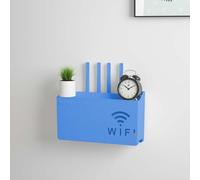 Genérico Caja de Almacenamiento Router casa Inalámbrica WiFi TV Set-Top Box Montado En La Pared de Almacenamiento En Rack para La Sala de Estar Dormitorio Clasificación de Almacenamiento