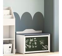 Genérico Caja de Juguetes Gris y 73 x 33 x 55 cm,Mobiliario,Armarios y Almacenamiento,Baúles de Almacenamiento,Baúles para Juguetes,Gris,16.5 KG,42003029