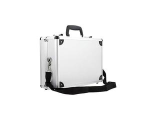 Genérico Caja de transmisor Aluminio Universal Alta con pestillos cerrables Interior Espuma y Almacenamiento Accesorios para transmisores Futaba JR sky