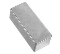 Genérico Caja Juguete Juego De Pedales De Guitarra Papelera Accesorios Cesta Cubo Titular Pedalera De Guitarra Buzones De Sugerencias Rifa Bolsa De Tecnología Silver Aleación De Aluminio