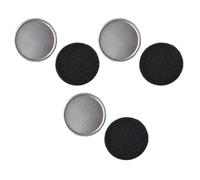 Genérico Caja Limpiadora para Brochas de Maquillaje Set 3 Juegos Esponjas y Estuches Metálicos Limpieza Rápida de Brochas para Sombras y Polvos Accesorio Práctico para Maquillaje Diario