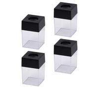Genérico Caja Magnética Paquete de 4 Unidades para Clips de Papel y Chinchetas , Organizador Plástico Almacenamiento Compacto para Escritorio para Oficina y Escritorio