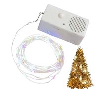 Genérico Caja Música Papá Noel Giratoria - Luz LED Colores Mecanismo Único, Decoración Navideña Exquisita con Melodía | Regalo Familiar para Colegas, Amigos, Fiestas