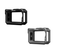 Genérico Caja Protectora de Conejo para dji Osmo Action6, Accesorio de protección de cámara de Montaje del Adaptador de expansión del Marco de Metal Multifuncional (Gris)