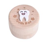 Genérico Caĵa Ratón Pérez - Contenedor Madera Guarda Dientes | Soporte Dentał | Caĵa Recuerdos Cabello Colección | Almacenaje Habitación Bebé Regalo Conmemorativo Dientes Valiosos