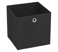 Genérico Cajas de almacenaje 4 uds Textil no Tejido 32x32x32 cm Negro,Casa y jardín,Productos del hogar,Organización y Almacenamiento,Cestas para almacenaje-245745