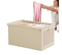 Genérico Cajas de Almacenamiento para Ropa,Organizador de Ropa Plegable - Contenedor De Gran Capacidad Para Edredones Y Sábanas Con Asas Organizador De Armario