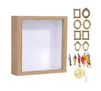 Genérico Cajas de Sombras Presentación - Convenient y Vitrinas Expositor de, Recuerdos Estilo Museo, Caja de Memorias Familiares para Mudanzas | Multipurpose Outdoor Indoor Utility Effortless