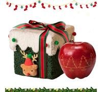 Genérico Cajas para la Navidad - Organizador Vacío De Paredes Gruesas | Cajas De Golosinas Para La Navidad,para Chocolate, Pan de Jengibre, Tarjetas de, Familia, Amigos, Decoración del Hogar y Fiesta