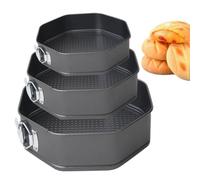 Genérico Cake Bake Pan - 3pcs Nonstick Spring Form Pans For Baking