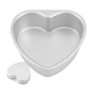 Genérico Cake Pans For Baking - Aluminum Non-Stick Kitchen Tools, Effortless Heart Cake Tins Baking Molds | For Cheesecake Muffin Dessert Valentines Wedding Birthday Christmas Party Family Beginners