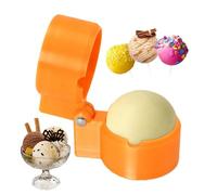Genérico Cake Pop Mold, Round Cake Shape Press Tool, Baking Kitchen Gadget for Home, Restaurant, Apartment, Birthday, Wedding, and Holiday Celebrations, 2.01x1.5x1.69 pulgadas, Naranja