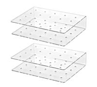 Genérico Cake Pop Stand - 2 Pieces Acrylic Dessert Accessories, Drying Holder Container, Lightweight Build Material, Effortless Insertion Feature, Home Bakers Accessory for Celebration Display