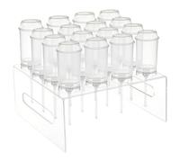 Genérico Cake Push Pop Containers - Dessert Cup Mold | Clear Treat Shooters, Reusable Cylindrical Party Favor Holders, Professional Catering Pastry Supply Set For Home Dining Room