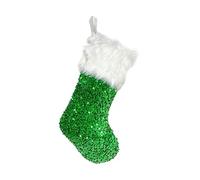 Generico Calcetín de Navidad con brillo,Decoración con Lentejuelas para Navidad,Decoraciones para Calcetines - para Adultos Familia Y Niños Regalo de Fiesta para Estantes Árbol de E