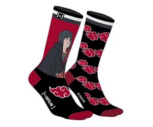 Genérico Calcetín Hombre NARUTO 2 ITACHI - Calcetines Cómodos, Divertidos y Transpirables con Diseño del Misterioso Ninja del Clan Uchiha