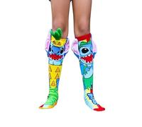 Genérico Calcetines 3D para Niño y Niña, Diseños Divertidos y Originales de Personaje Azul, Suaves y Cómodos, Transpirables, (ROJO)