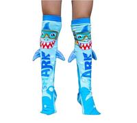 Genérico Calcetines 3D para Niño y Niña, Diseños Divertidos y Originales de Personaje Azul, Suaves y Cómodos, Transpirables, (AZUL)